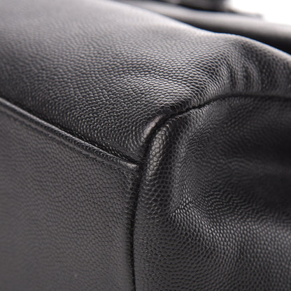 Saint Laurent Grain De Poudre Medium West Hollywood Monogram Fold-Over Black 13 of 19