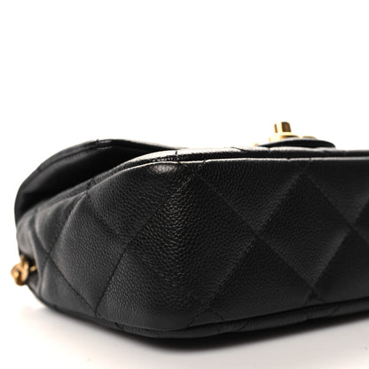 Chanel Caviar Quilted Mini Sweetheart Flap Black 9 of 11