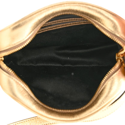 Salvatore Ferragamo Metallic Calfskin City Goncho Crossbody Camera Bag Gold 5 of 11
