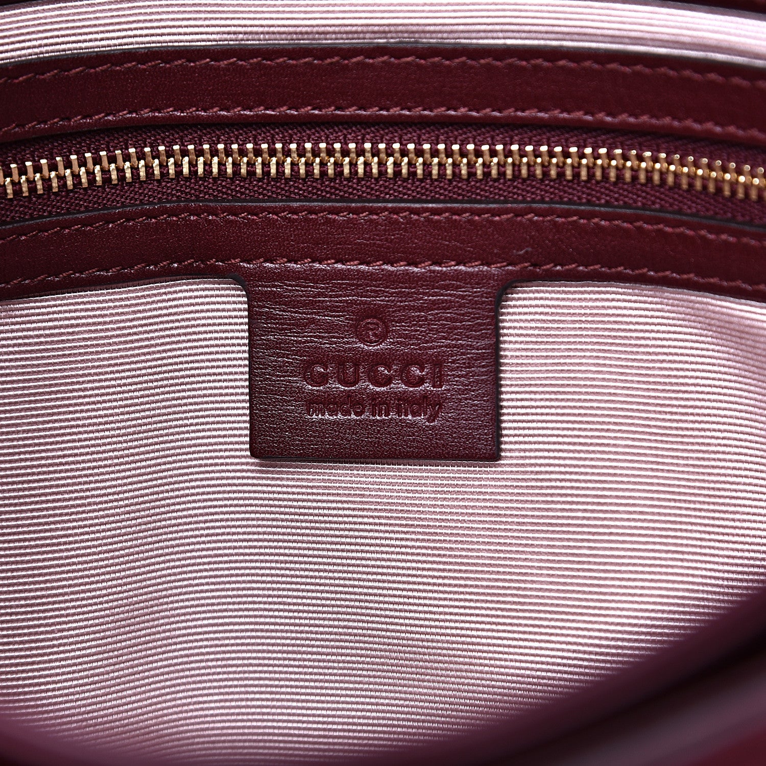 Gucci Suede Medium Arli Flap Shoulder Bag Vintage Bordeaux 5 of 10