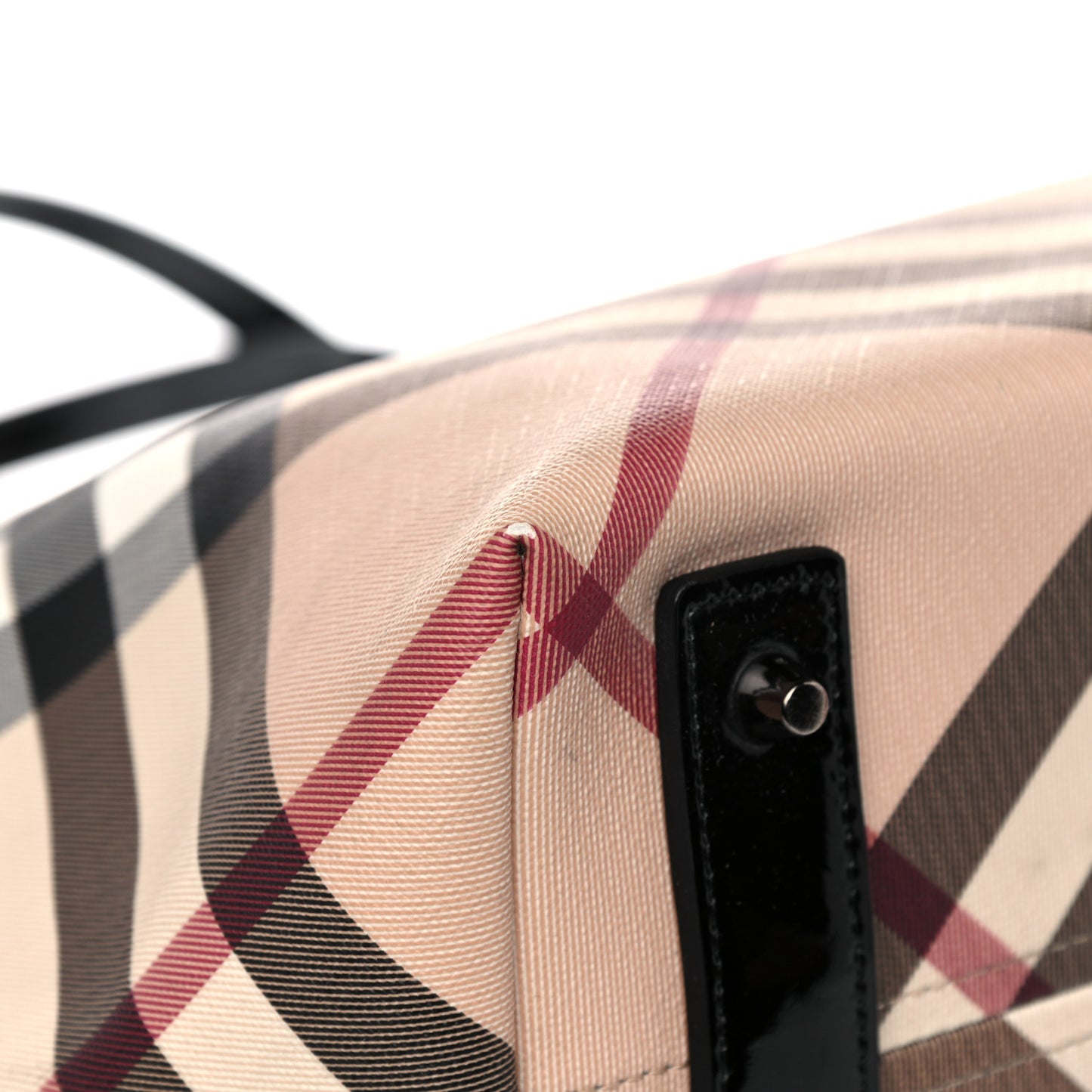 Nova Check Large Nickie Tote Black