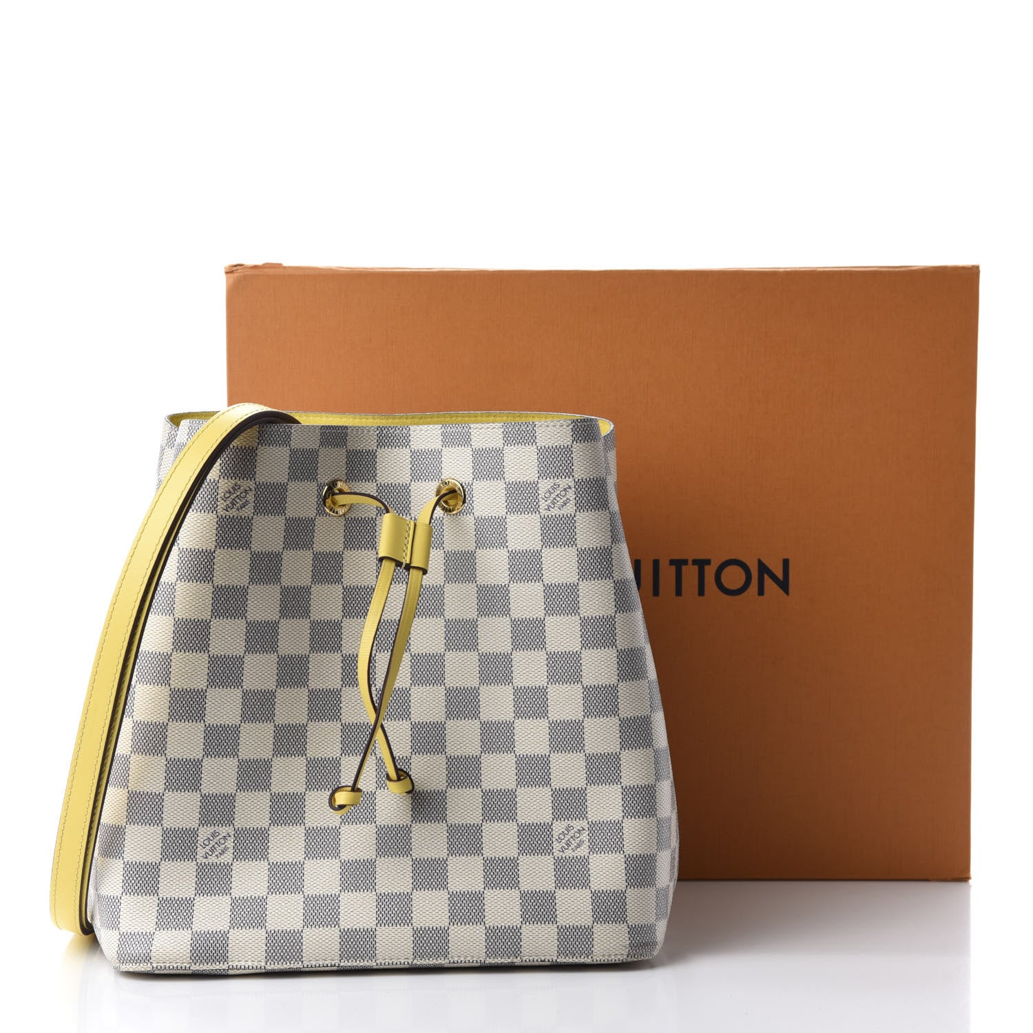 Louis Vuitton Damier Azur Neonoe MM Pineapple 11 of 11