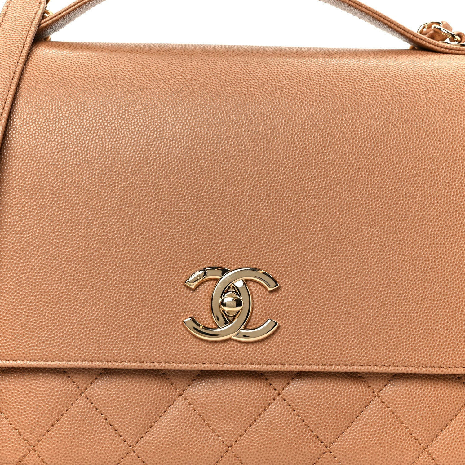 Chanel Caviar Quilted Large Business Affinity Flap Camel 9 of 11