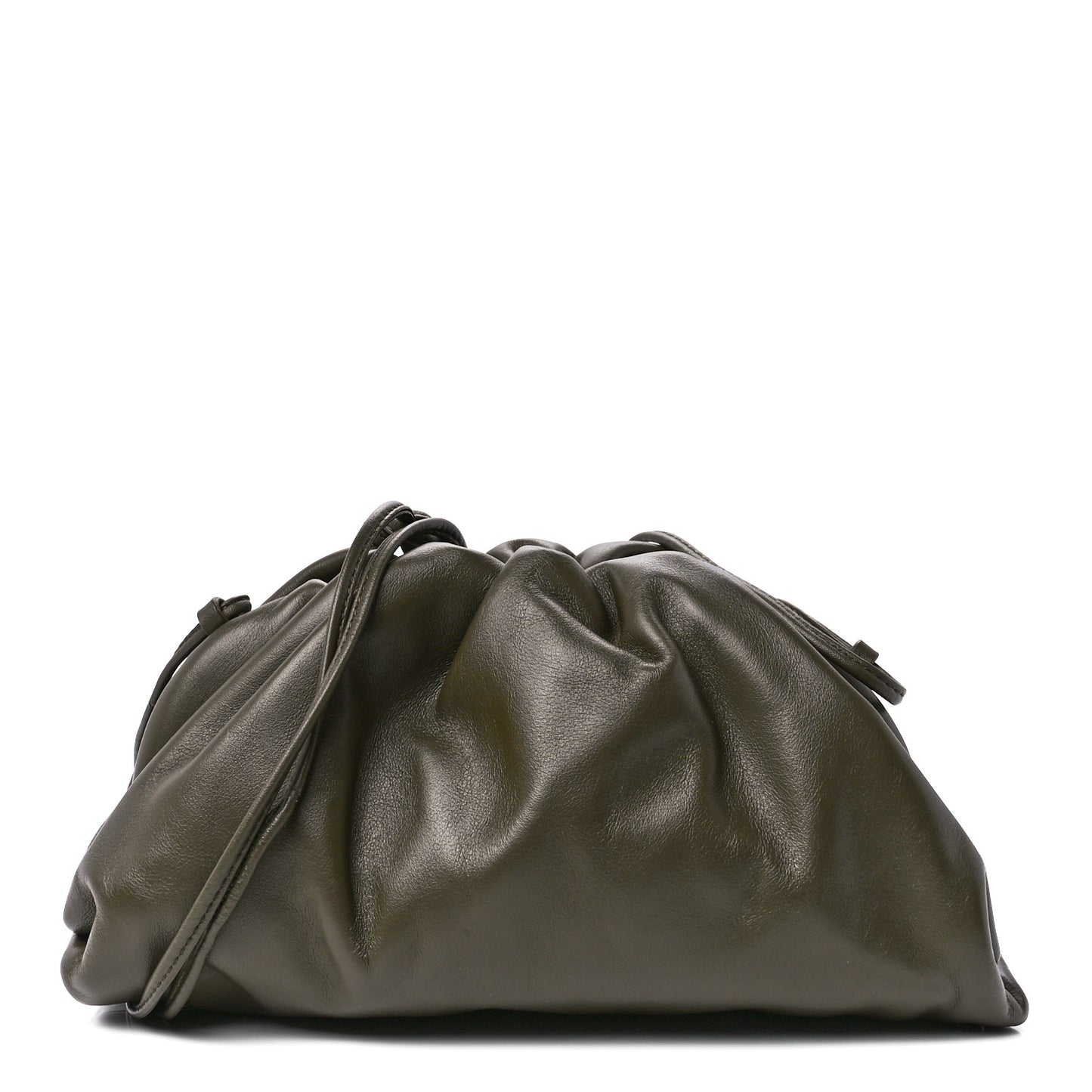 Butter Calfskin The Mini Pouch Kaki Fondente