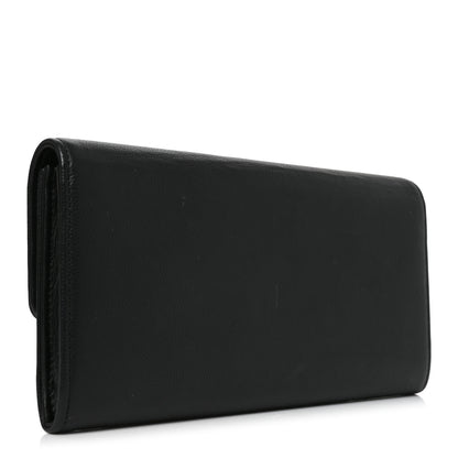 Chanel Caviar Timeless CC Large Gusset Flap Wallet Black 3 of 9