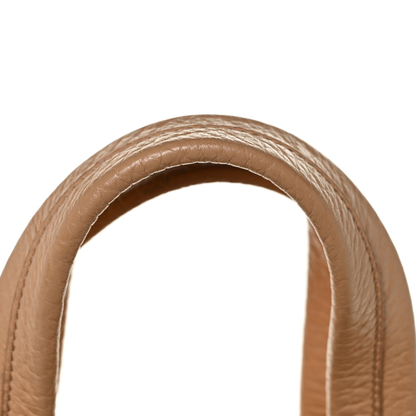 Pebbled Calfskin Small Chameleon Tote Beige