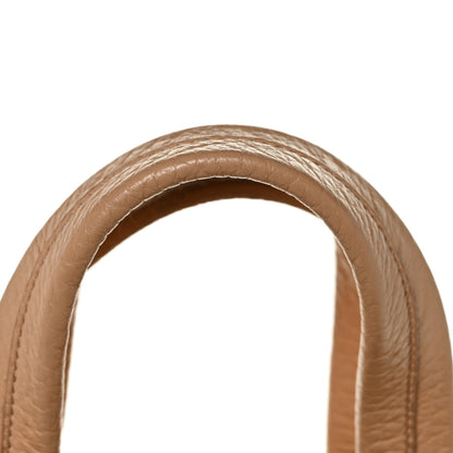 Fendi Pebbled Calfskin Small Chameleon Tote Beige 13 of 16