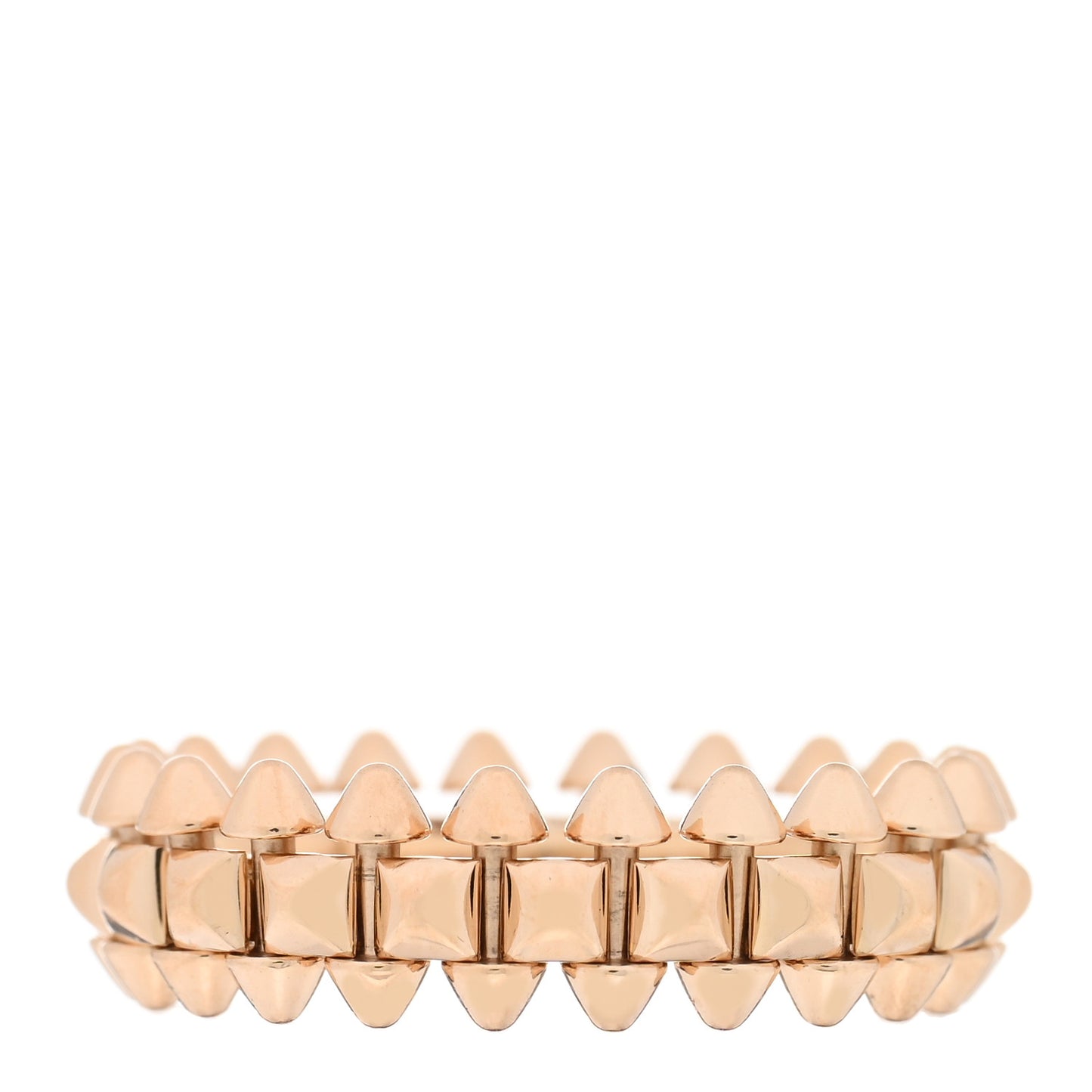 18K Pink Gold SM Clash De Cartier Ring 53 6.5