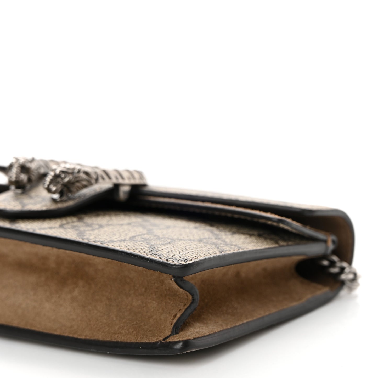 GG Supreme Monogram Super Mini Dionysus Shoulder Bag Taupe