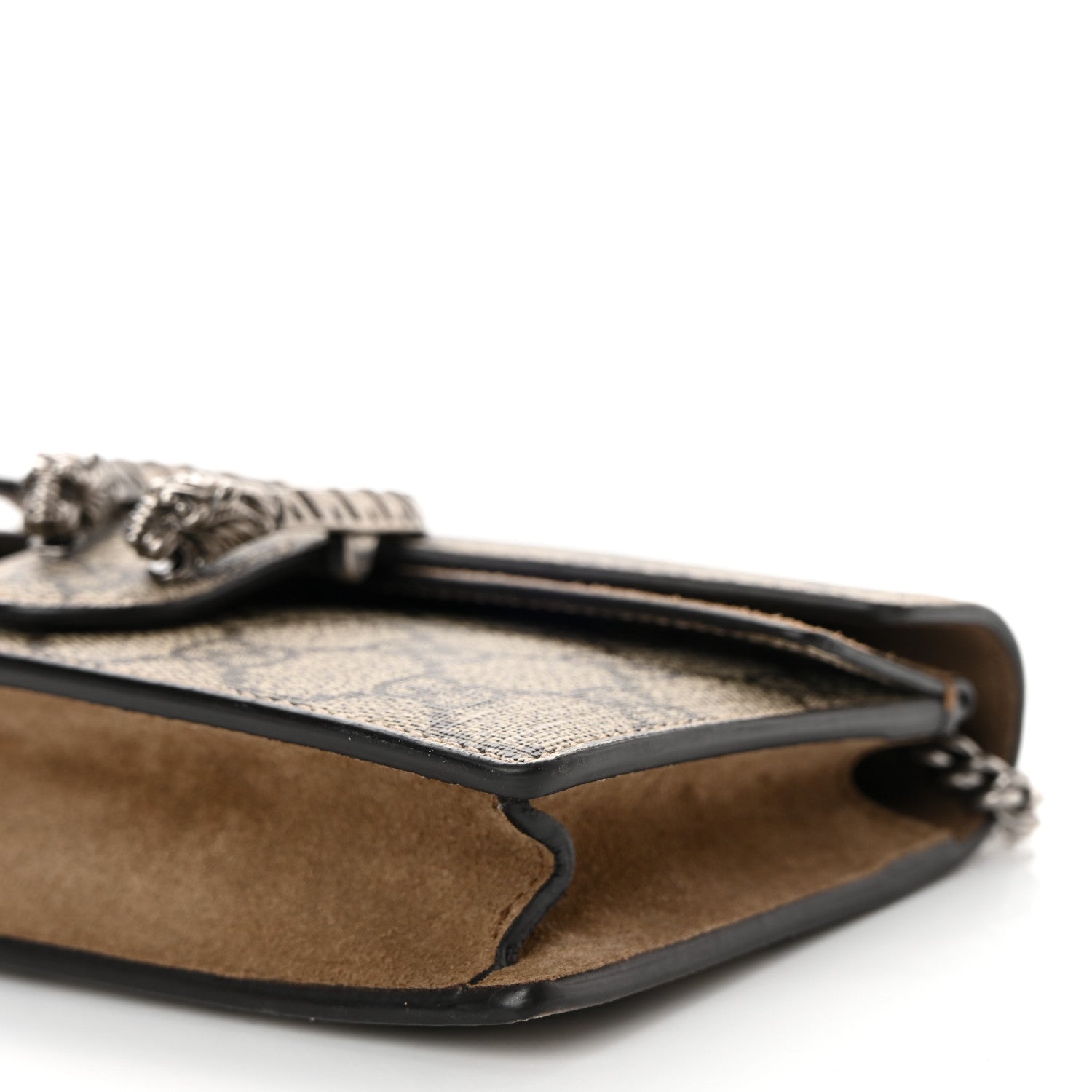 Gucci GG Supreme Monogram Super Mini Dionysus Shoulder Bag Taupe 9 of 9