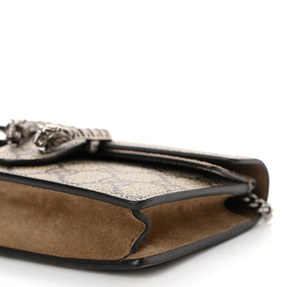 Gucci GG Supreme Monogram Super Mini Dionysus Shoulder Bag Taupe 9 of 9