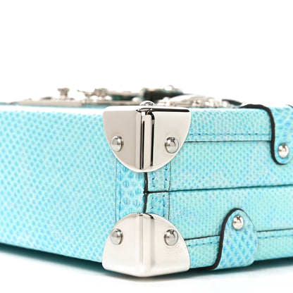 Louis Vuitton Iridescent Karung Petite Malle Blue Petrol 9 of 10