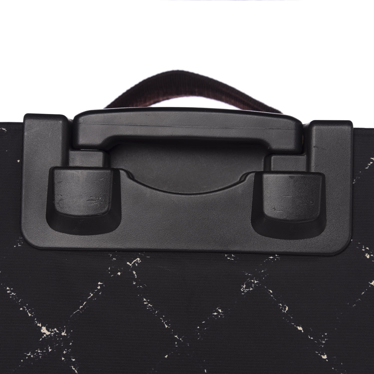 Chanel Nylon Travel Trolley Rolling Luggage Black 9 of 12