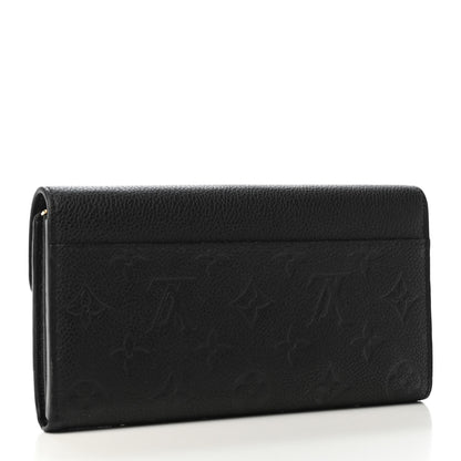 Louis Vuitton Empreinte Sarah Wallet NM Black 2 of 4