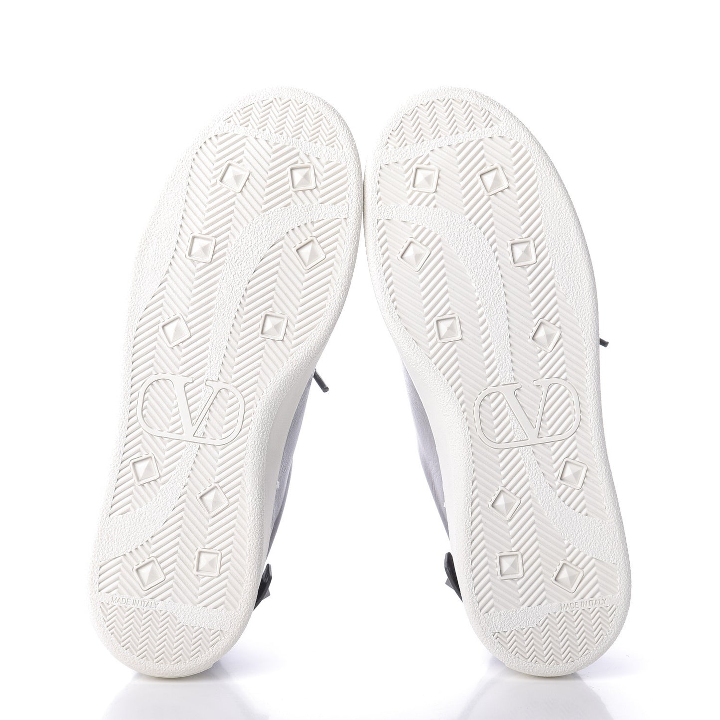Metallic Calfskin Womens Backnet Sneakers 37.5 Silver