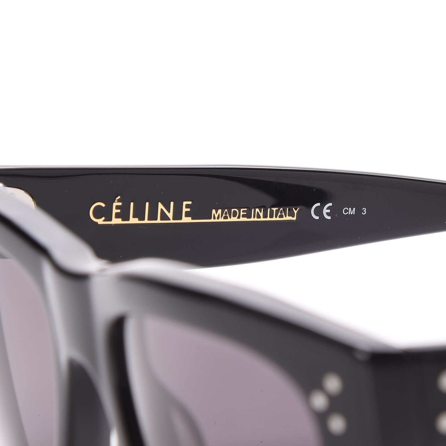 Celine Polarized Sunglasses CL 41732 Black 5 of 7