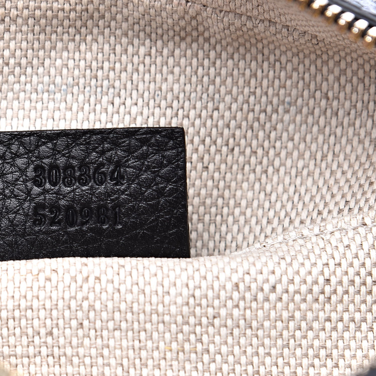 Gucci Pebbled Calfskin Small Soho Disco Bag Black 7 of 10
