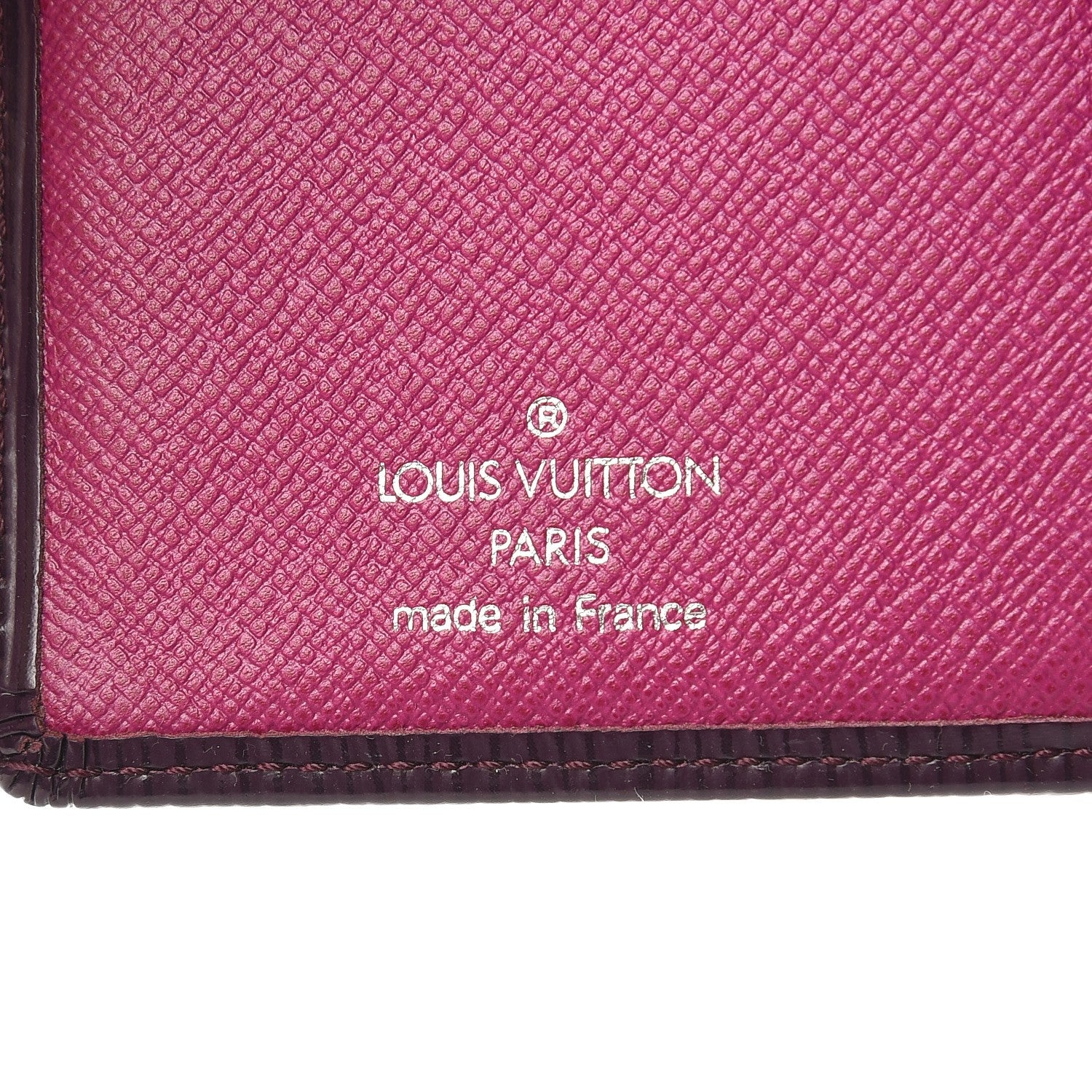 Louis Vuitton Epi French Purse Wallet Cassis 6 of 8