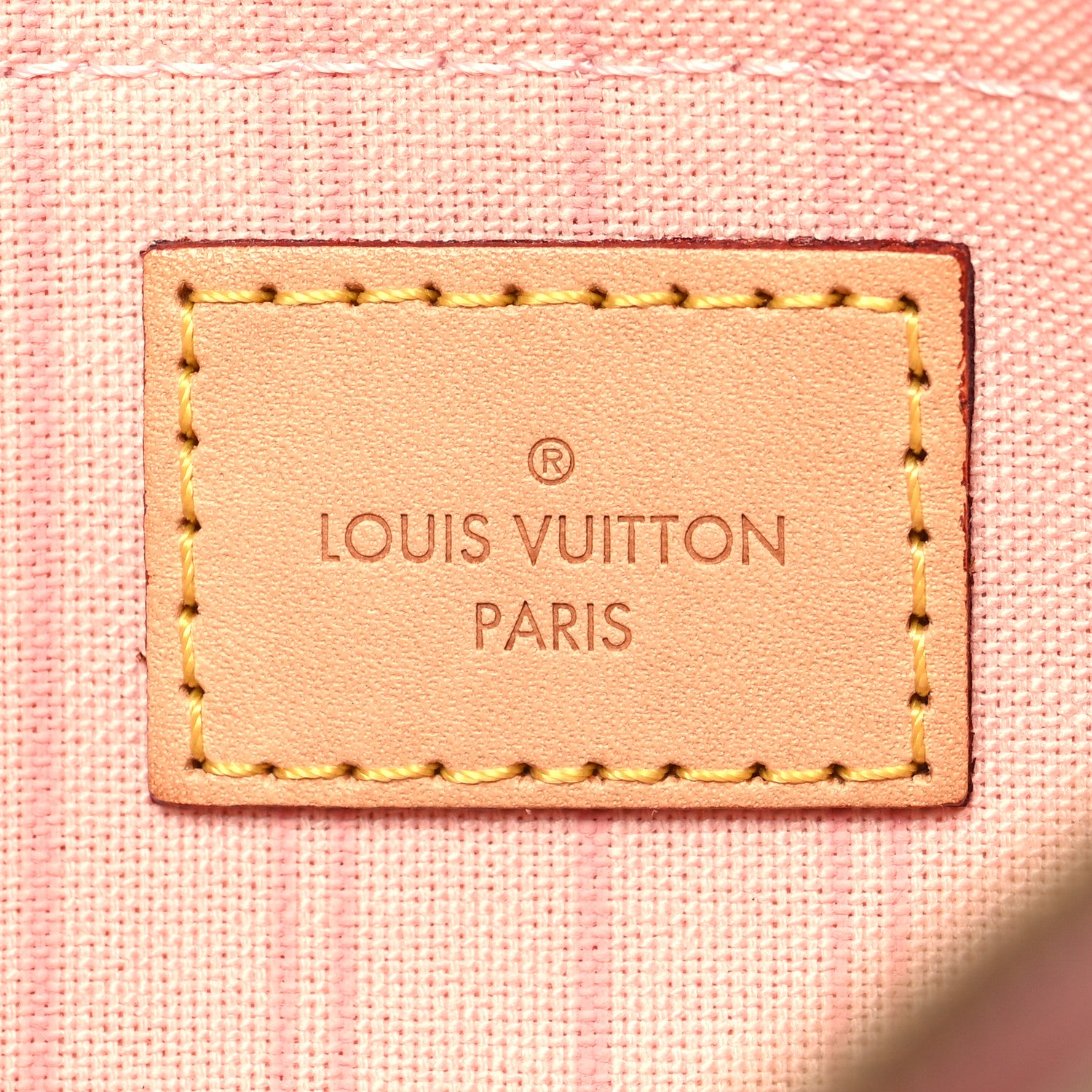 Louis Vuitton Damier Azur Neverfull MM GM Pochette Rose Ballerine 6 of 9