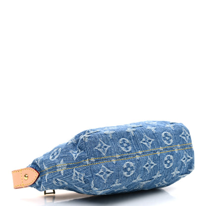 Louis Vuitton Monogram Denim Hills Pochette Blue 4 of 9
