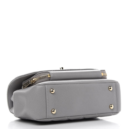 Chanel Caviar Quilted Medium Business Affinity Flap Grey 4 of 9
