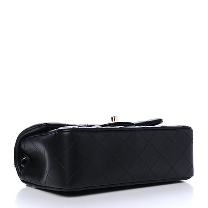 Chanel Lambskin Quilted Mini Rectangular Flap Black 3 of 4