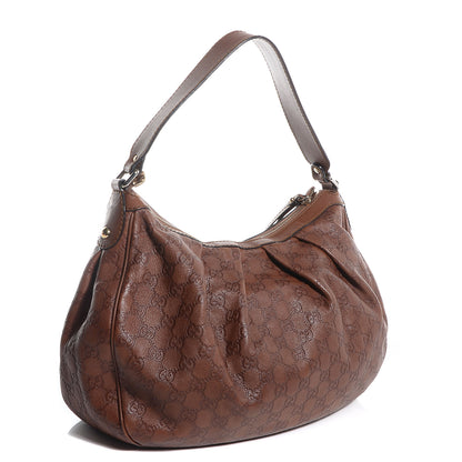 Gucci Guccissima Medium Sukey Hobo Brown 3 of 7