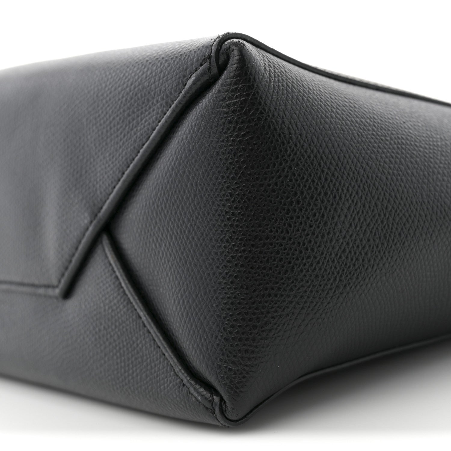 Celine Grained Calfskin Small Vertical Cabas Black 9 of 11