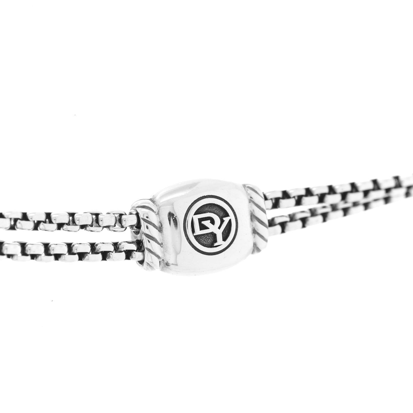 Sterling Silver Diamond Prasiolite Chatelaine Y Necklace