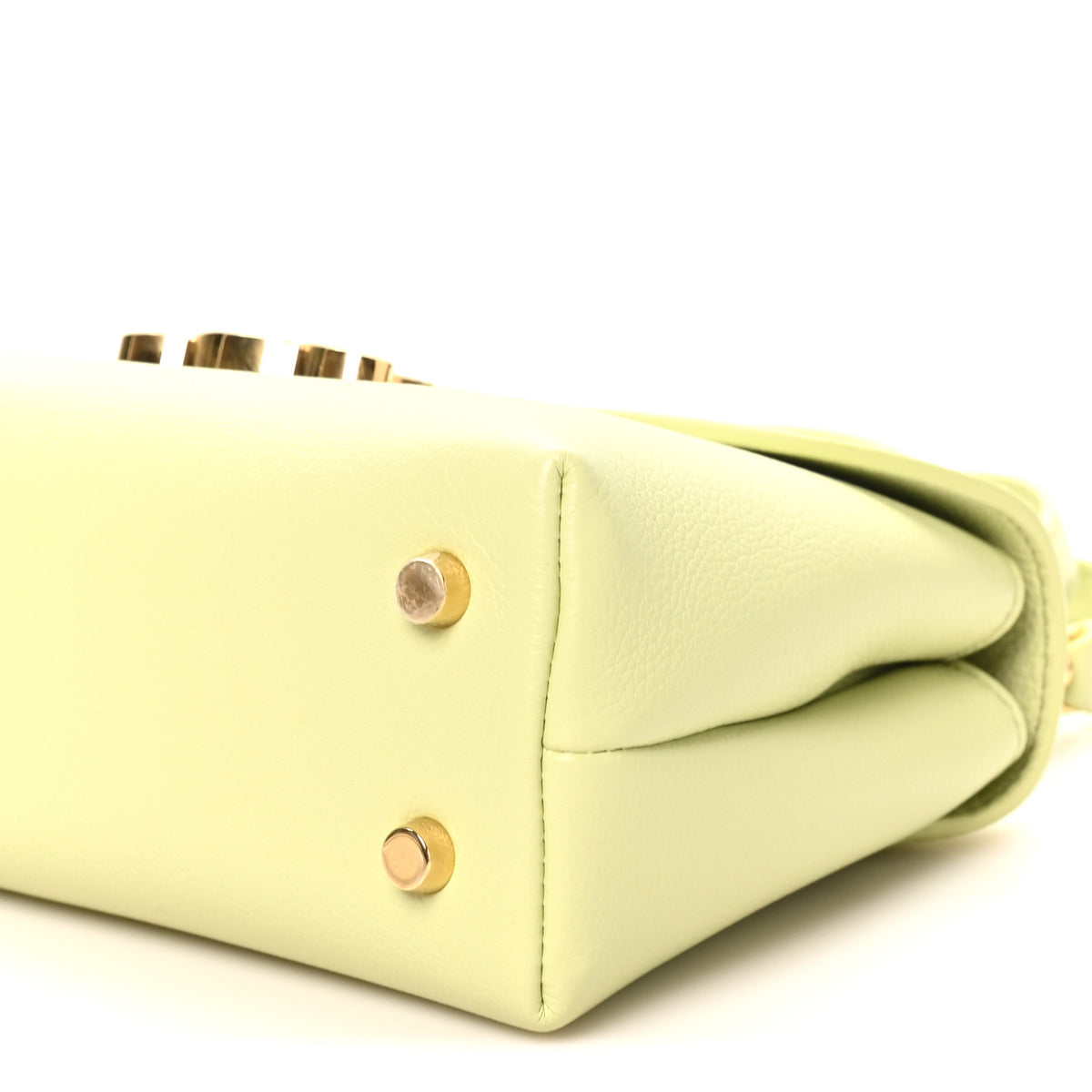 Supple Grained Calfskin Teen Nino Soft Lime