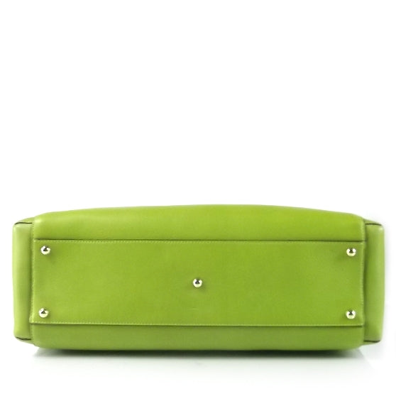 SALVATOREFERRAGAMOLeatherSatchelLimeGreen