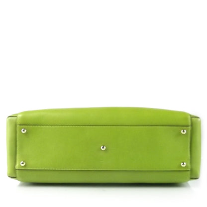 FASHIONPHILE SALVATOREFERRAGAMOLeatherSatchelLimeGreen 5 of 8