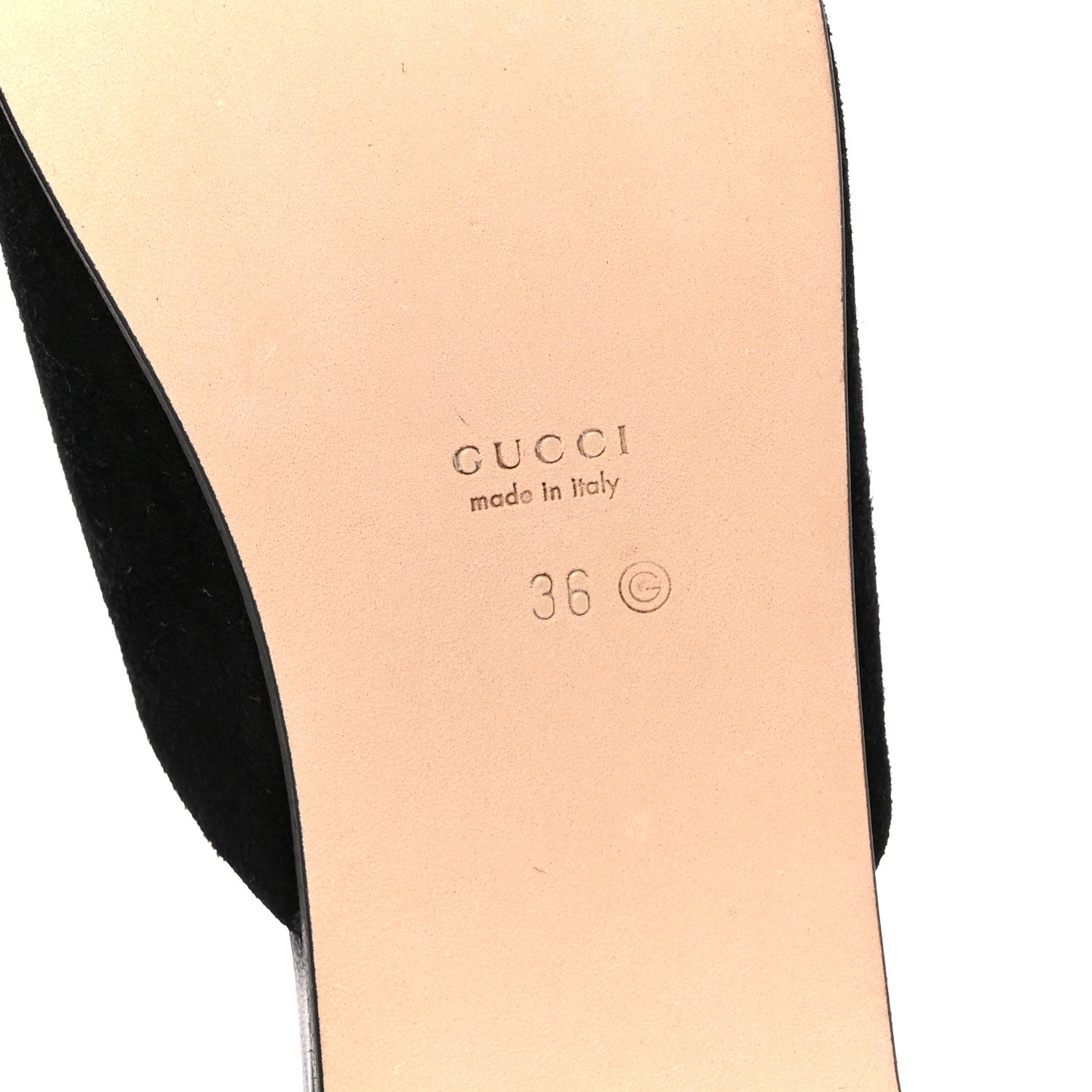 Gucci X ADIDAS Kid Scamosciato Quentin Trefoil Embroidered Womens Horsebit Slippers 36 Black Off White 6 of 10