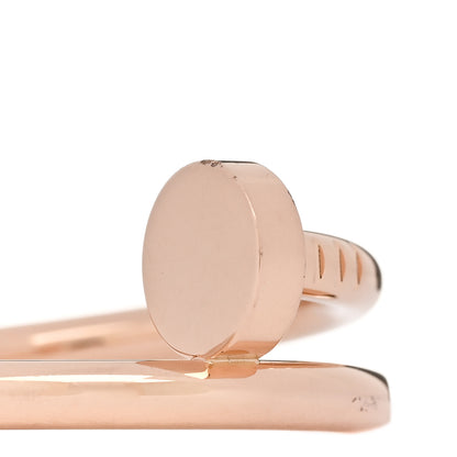 Cartier 18K Pink Gold Small Juste Un Clou Ring 55 7.25 4 of 6