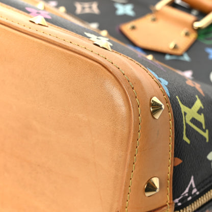 Louis Vuitton Monogram Multicolor Alma Black 8 of 13