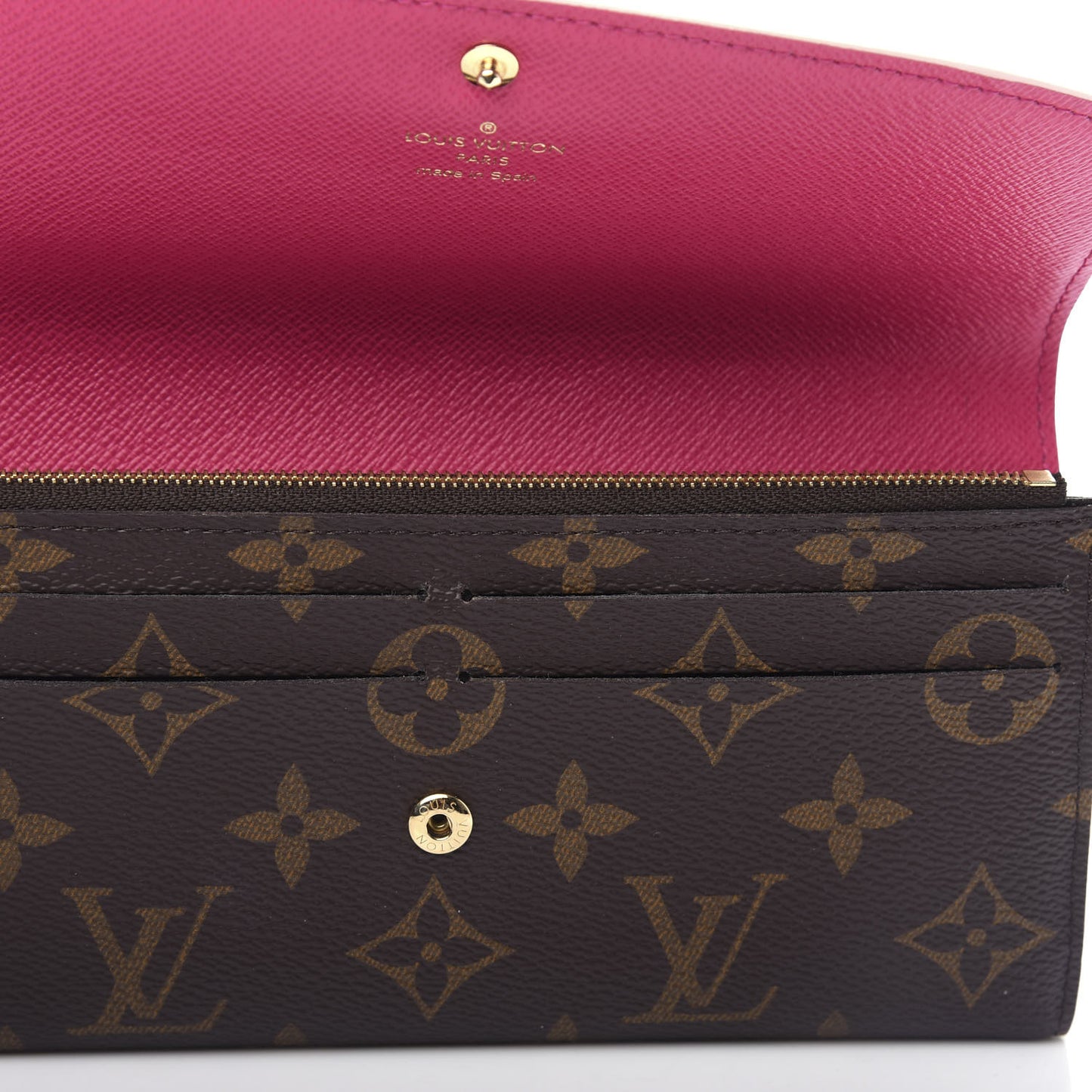 Monogram Bloom Flower Emilie Wallet