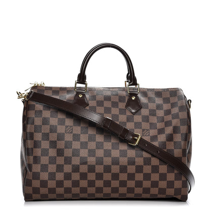 Louis Vuitton Damier Ebene Speedy Bandouliere 35 1 of 10