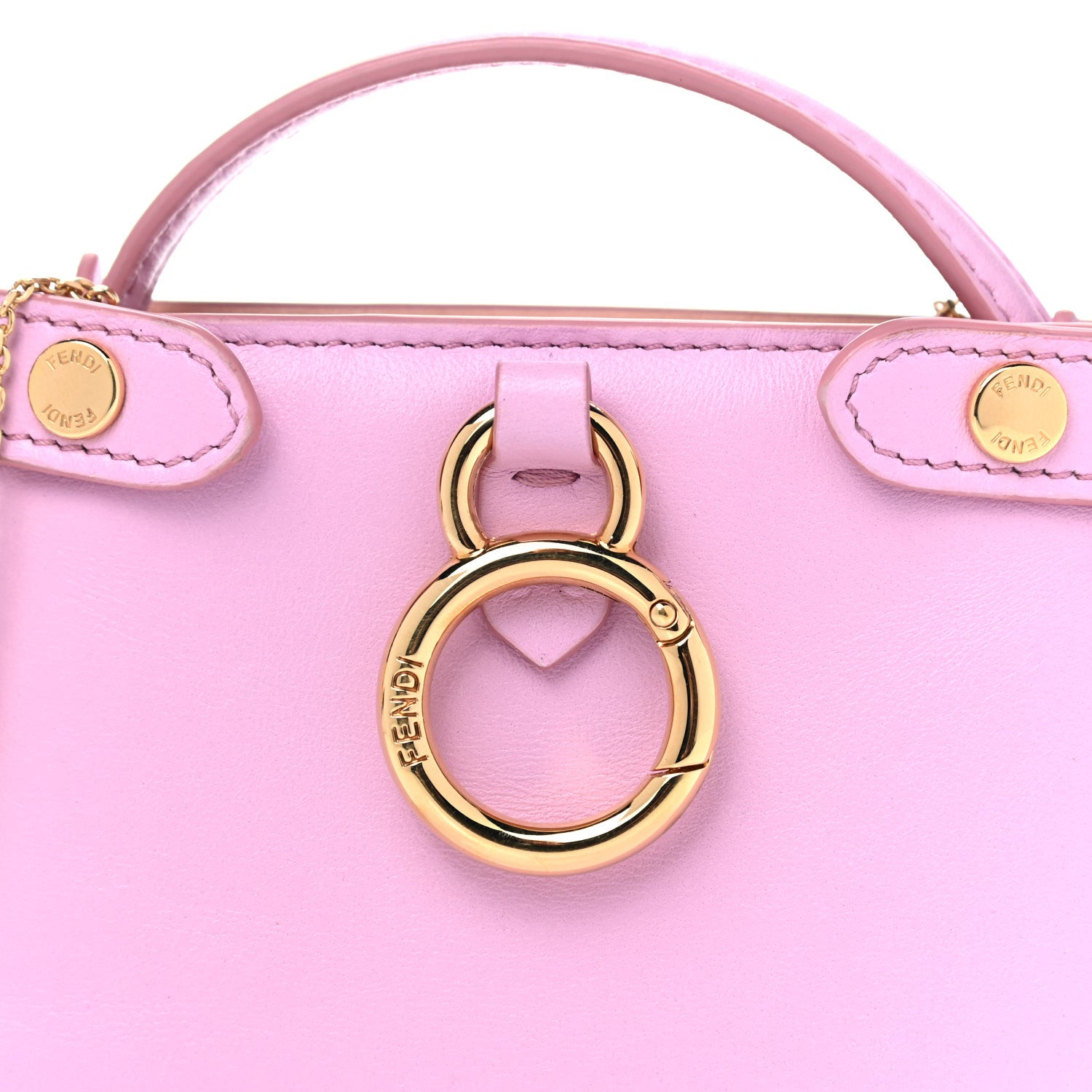 Fendi Nappa Sigma Pico Peekaboo Charm Lavanda 7 of 12