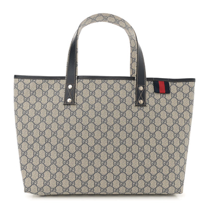 Gucci GG Plus Monogram Medium Signature Web Loop Tote Navy 1 of 11