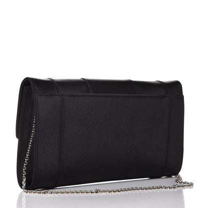 Judith Leiber Satin Swarovski Crystal Nina Clutch Black 3 of 7