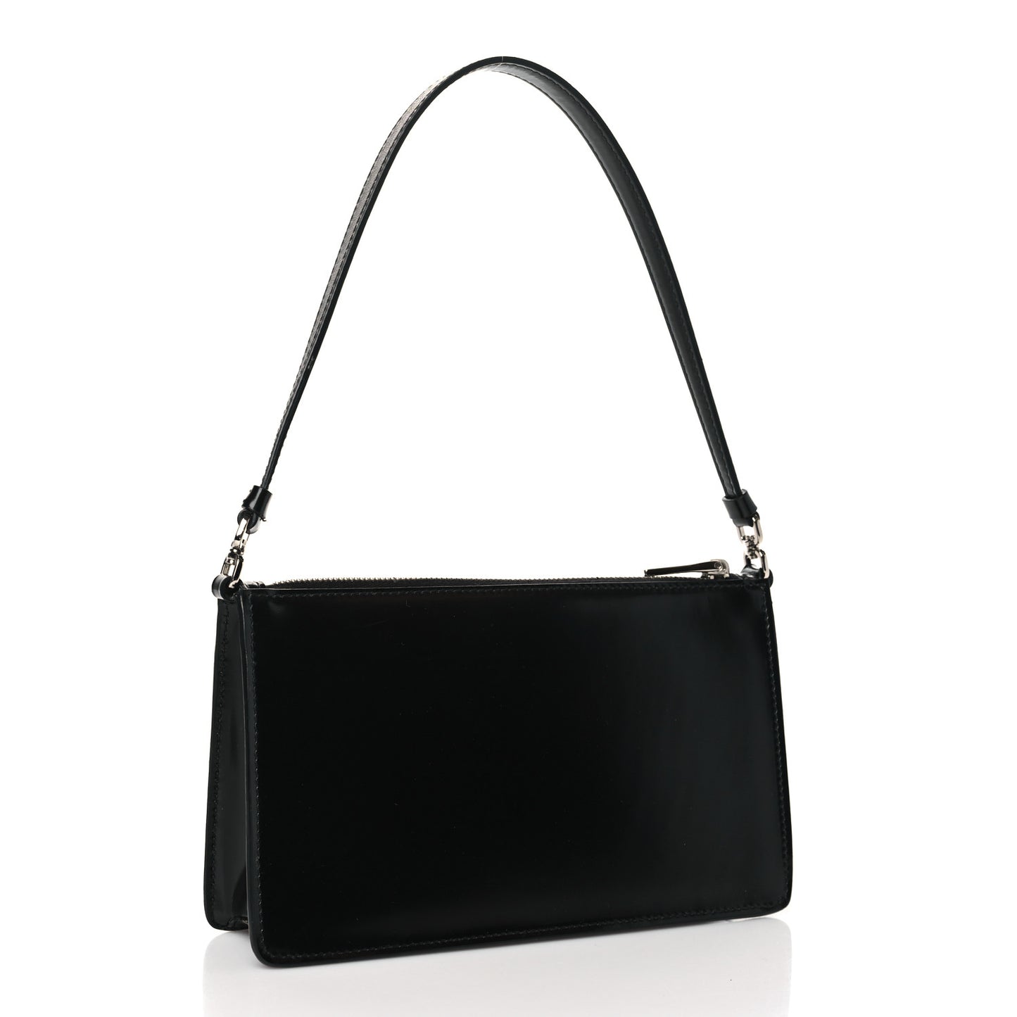 Spazzolato Mini Shoulder Bag Black