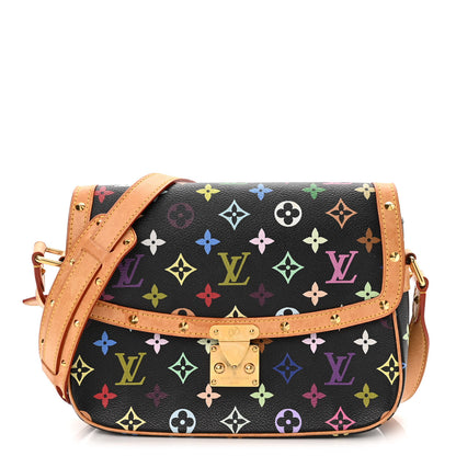 Louis Vuitton Monogram Multicolor Sologne Black 1 of 14