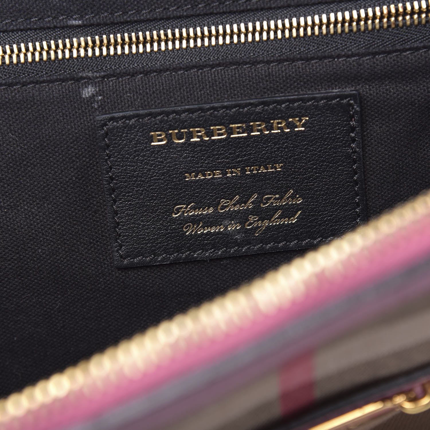 Burberry Bridle Calfskin House Check Small Orchard Bowling Bag Pink 6 of 13