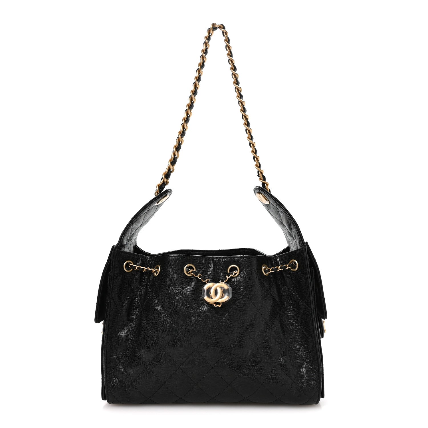 Chanel Caviar Quilted Small Chanel 25 Handbag Black 1 of 10