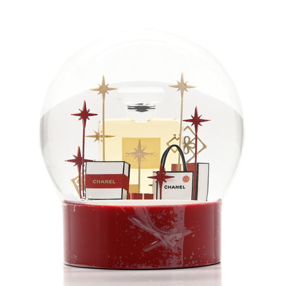 Chanel Glass N°5 Perfume Bottle Snow Globe Red 2 of 7