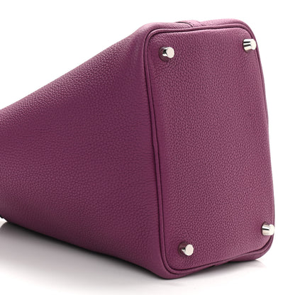 Hermes Taurillon Clemence Picotin Lock 18 PM Anemone 9 of 10