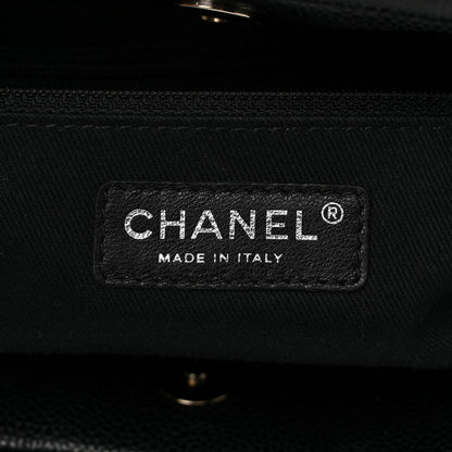 Chanel Caviar Quilted Timeless CC Soft Tote Black 6 of 11