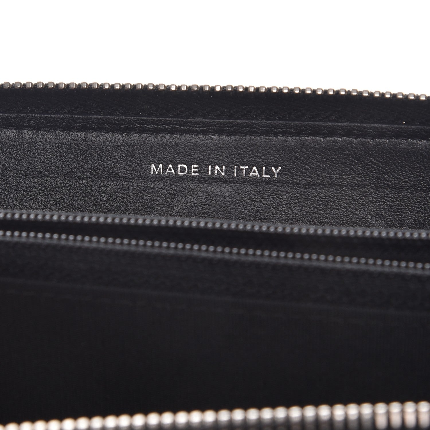 Chanel Lambskin Camellia Embossed Zip Around Wallet Black 7 of 9
