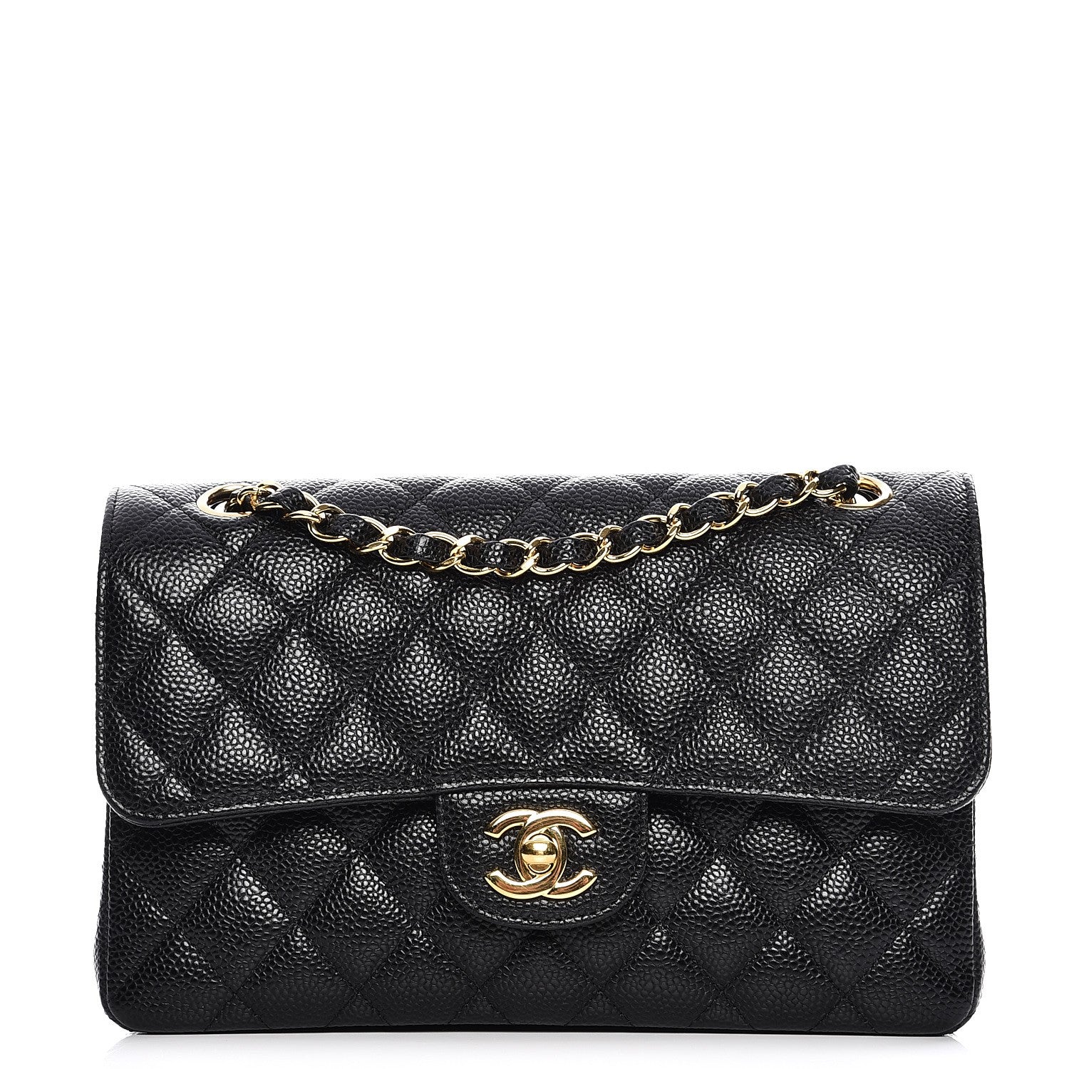 Chanel Caviar Quilted Small Double Flap Black 1 of 8