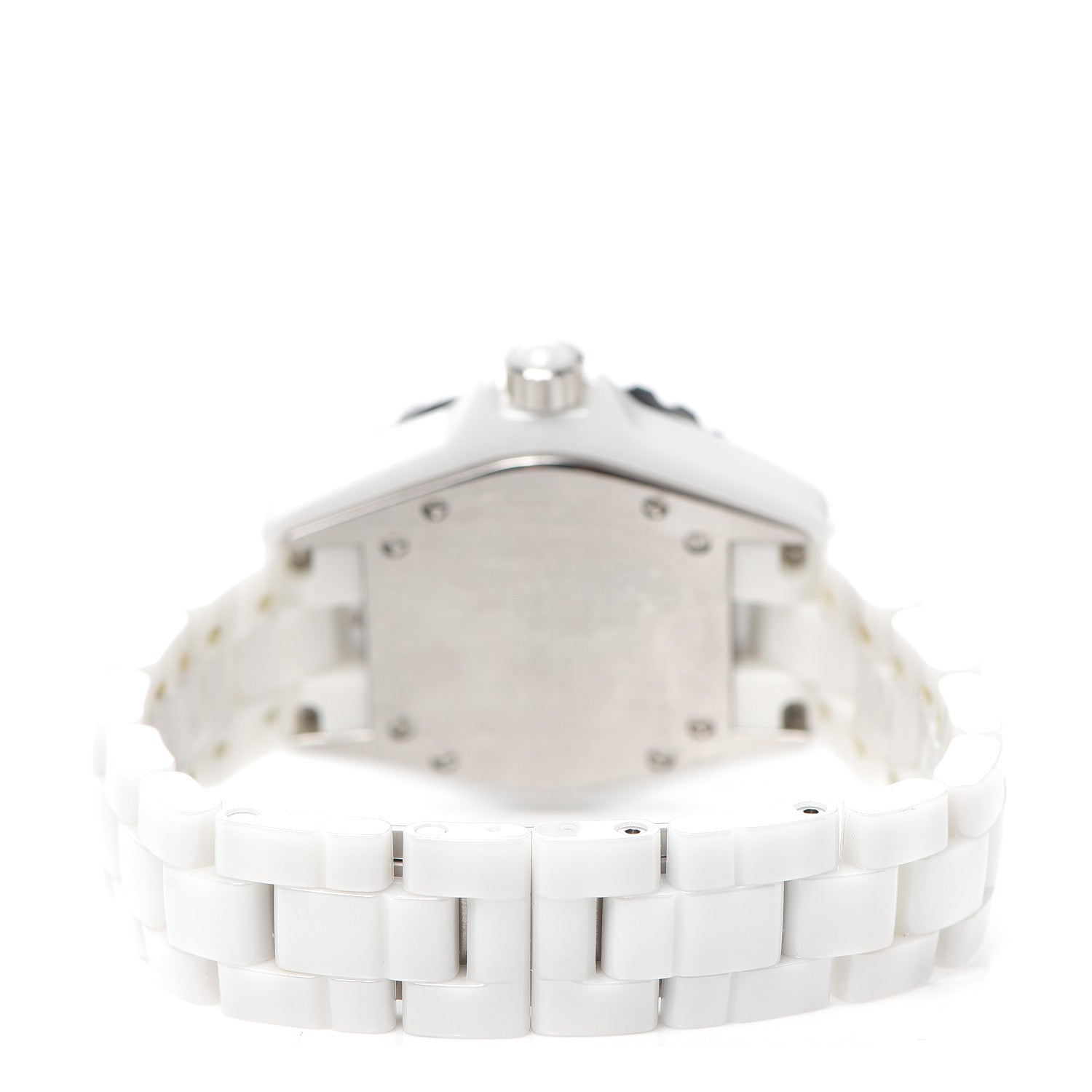 Chanel Stainless Steel Ceramic 33mm J12 Quartz Watch White 3 of 6